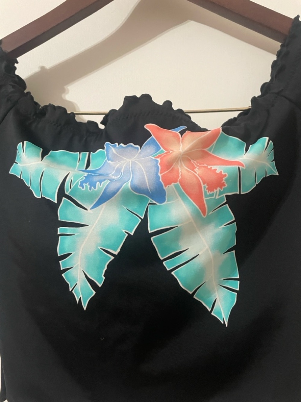 Coco Rave Y2K Tropical Crop Top Lisa Frank Zara Larsson Vibe S - Picture 6 of 7